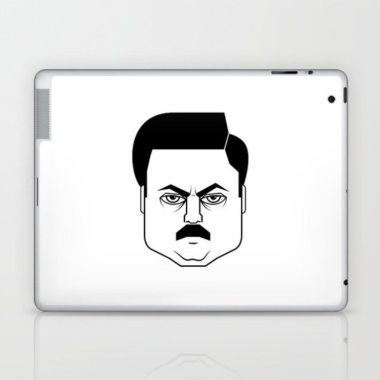 Ron Swanson Laptop & iPad Skin