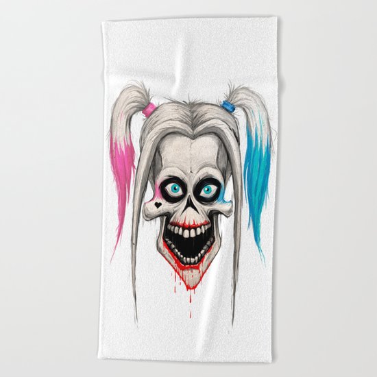 harley quinn Beach Towel