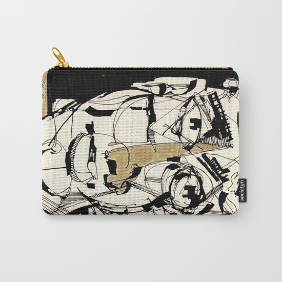 Golden Carry-All Pouch
