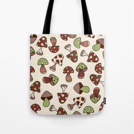 Vintage mushrooms 4 Tote Bag