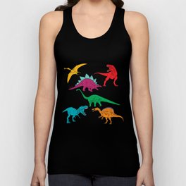 Dinosaur Print - Colors Tank Top