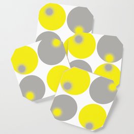 Gray & Yellow - 2 Coaster