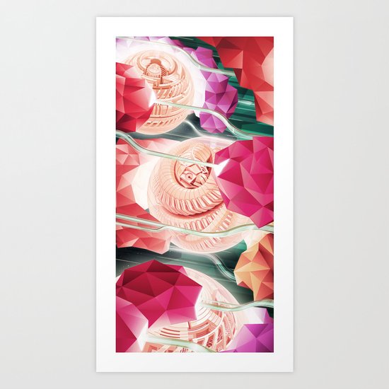 Lanterns Art Print