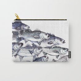 "Old School" Striped Bass  Carry-All Pouch