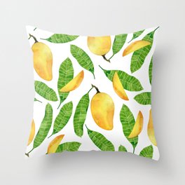 Sweet mango Throw Pillow