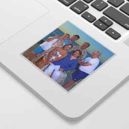 Family in Aruba Sticker