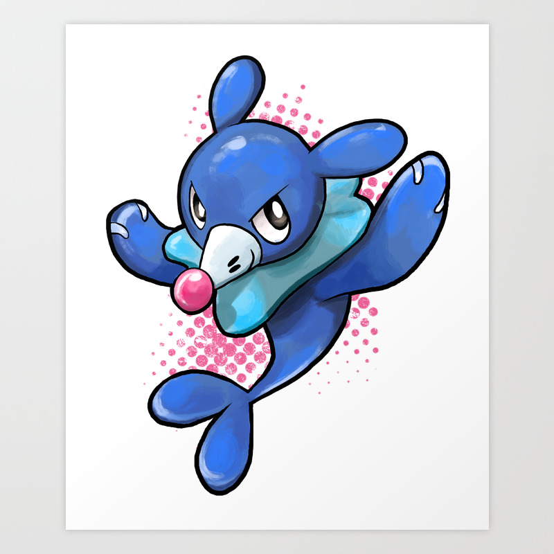 Popplio Art Print By Irissempii Society6