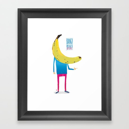 Bang! Bang! Framed Art Print