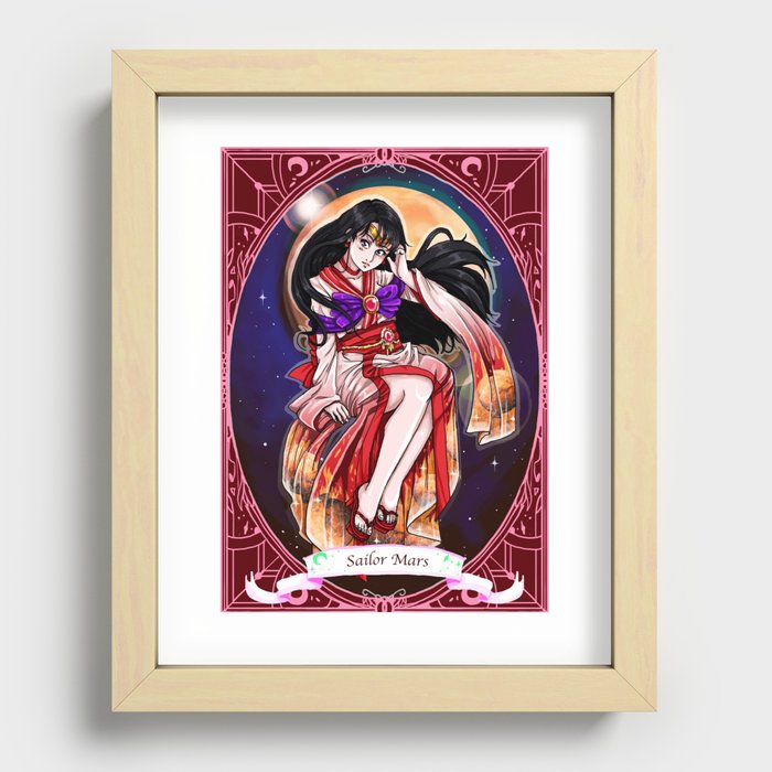 Sailor Mars Recessed Framed Print