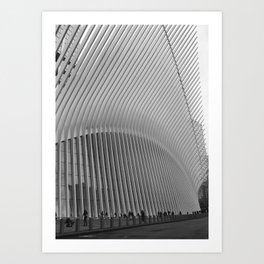Oculus Streets | New York City, Black and White Film Photography Art Print