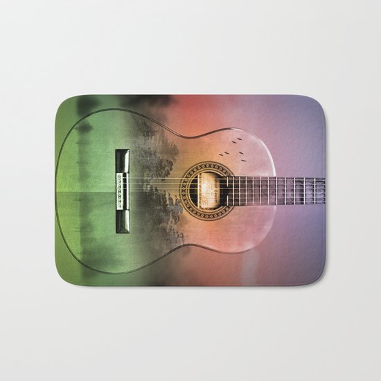 GUITAR MUSIC Bath Mat