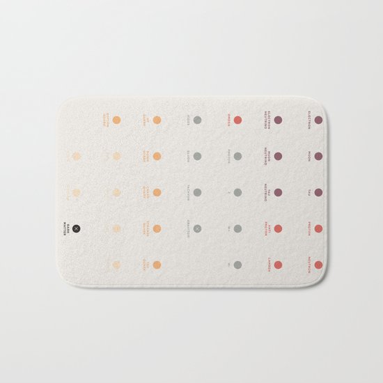 I'm in love with quarks Bath Mat
