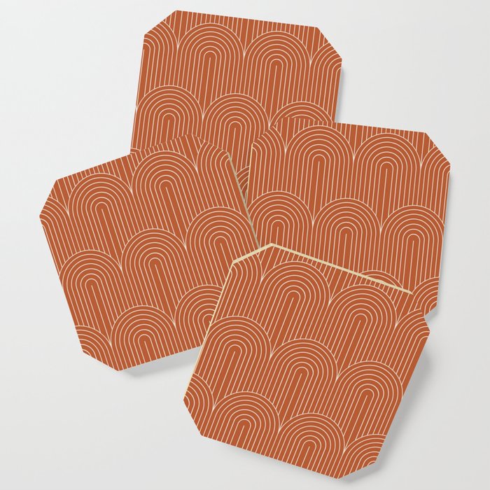 Art Deco Arch Pattern XI Coaster