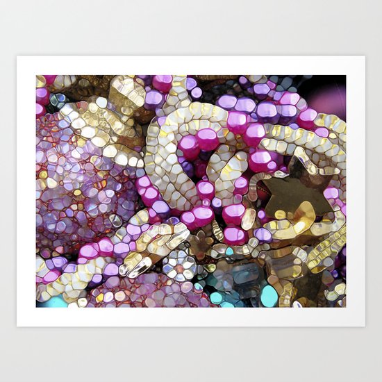 For the Love of BLING! Art Print