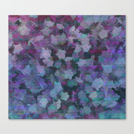Colorful Flower Music Canvas Print