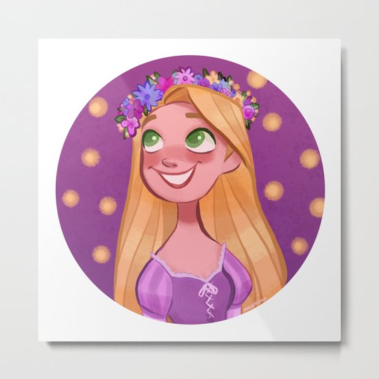Real and bright Metal Print