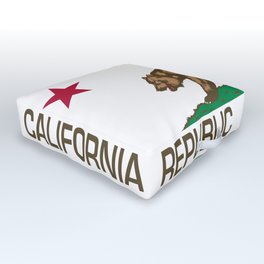 California Republic Flag Outdoor Floor Cushion | Californiaflag, Bear, Californian, Bearflag, State, Republic, Graphicdesign, Flag, Californiarepublic, California 