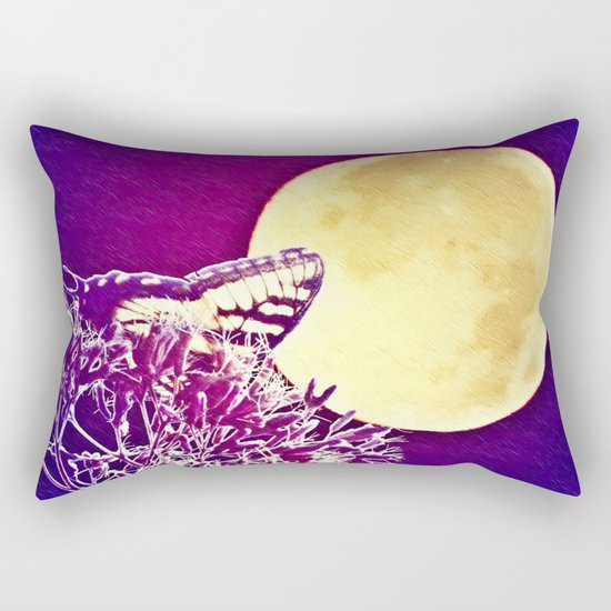 Night Wings Rectangular Pillow