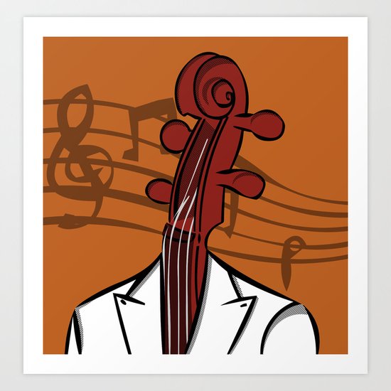 Music In My Head Art Print