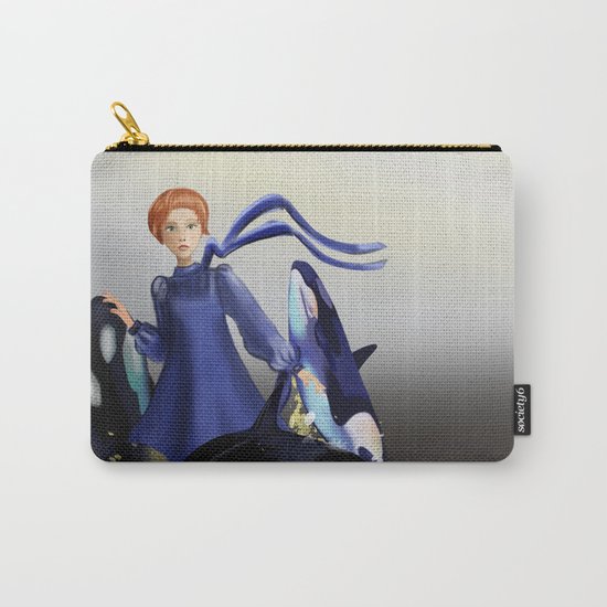 Blue Whales Carry-All Pouch