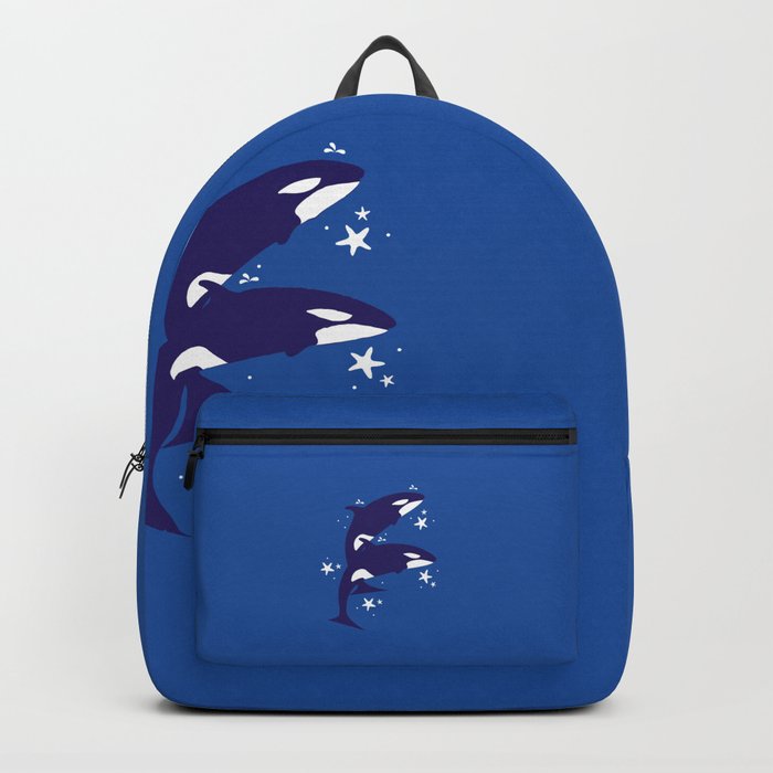 Sealife (Whales) - Blue Backpack