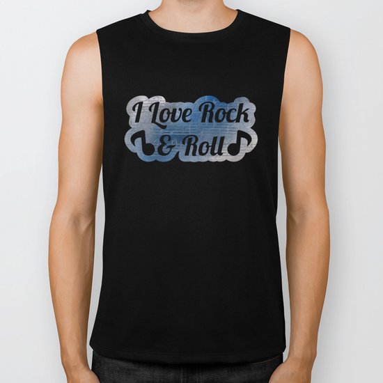 Silver music Biker Tank