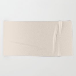 Warm Cream Off White Solid Color Pairs PPG South Peak PPG1071-1 - All One Single Shade Hue Colour Beach Towel
