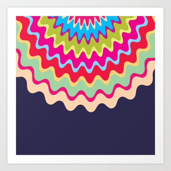 Melting Ice Cream #2 Art Print
