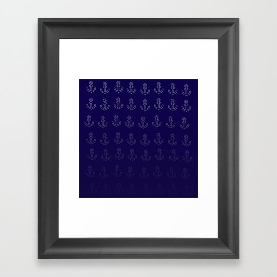 Anchors Aweigh! Framed Art Print