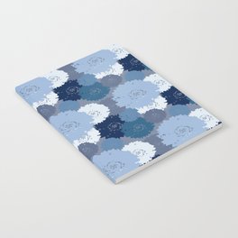 Puffball Gomphrena gray Notebook