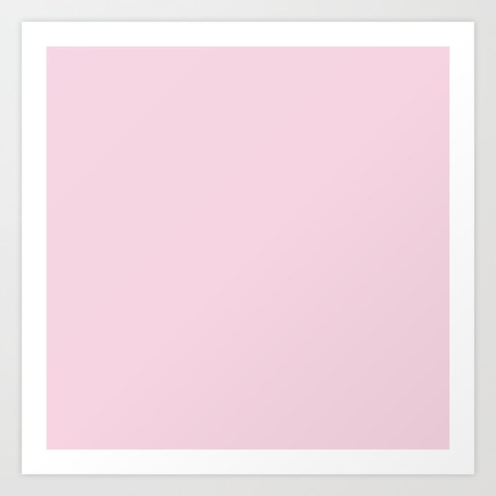 Warm Pink Art Print