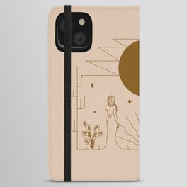 It Was All A Dream - Tan & Rust iPhone Wallet Case