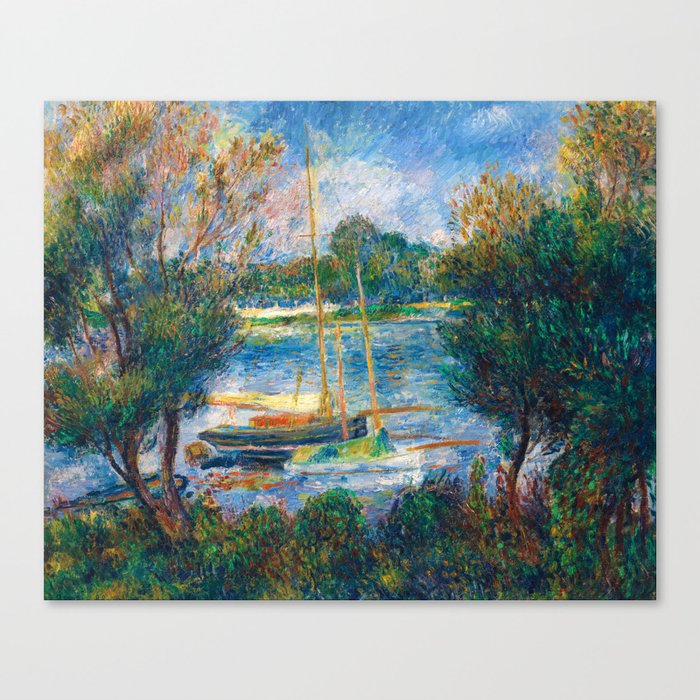 Pierre-Auguste Renoir "Seine à Argenteuil" Canvas Print