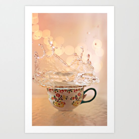 splish splash Art Print
