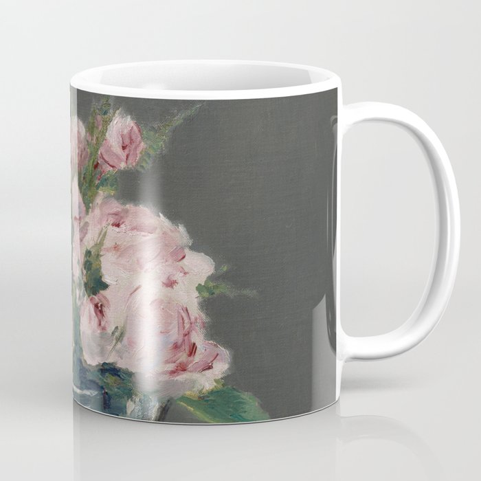 Moss Roses in a Vase, 1882 by Edouard Manet Coffee Mug