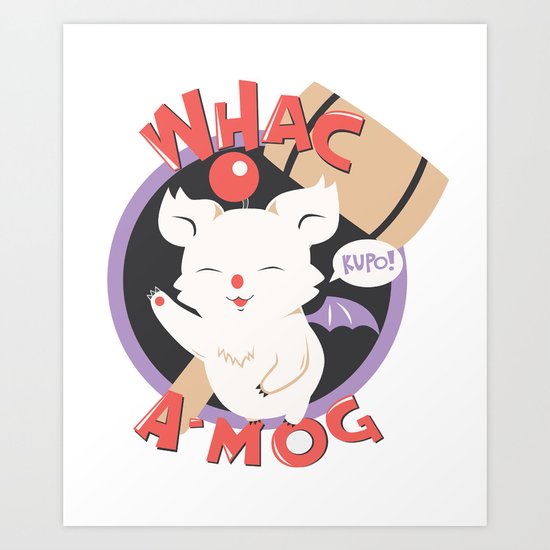 Whac-A-Mog Art Print