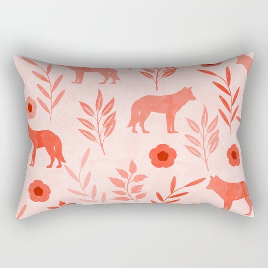 Forest Animal and Nature II Rectangular Pillow
