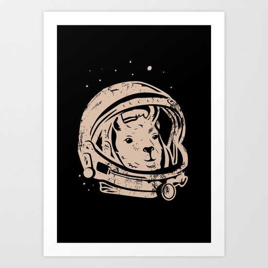 Astrollama Art Print