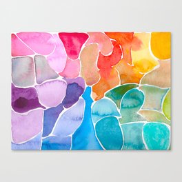 Rainbow glass Canvas Print