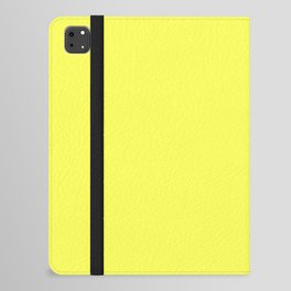 Monochrom yellow 255-255-85 iPad Folio Case