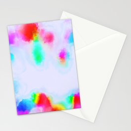 Colorful Tie Day Paint Stationery Card