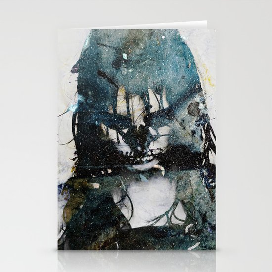 Tousled bird mad girl 2 Stationery Cards