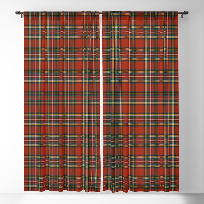 Royal Stewart Tartan Blackout Curtain