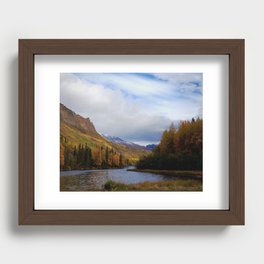 Matanuska River Alaska Recessed Framed Print