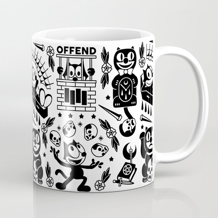 Felix The Cat Coffee Mug By Offendbrand Society6
