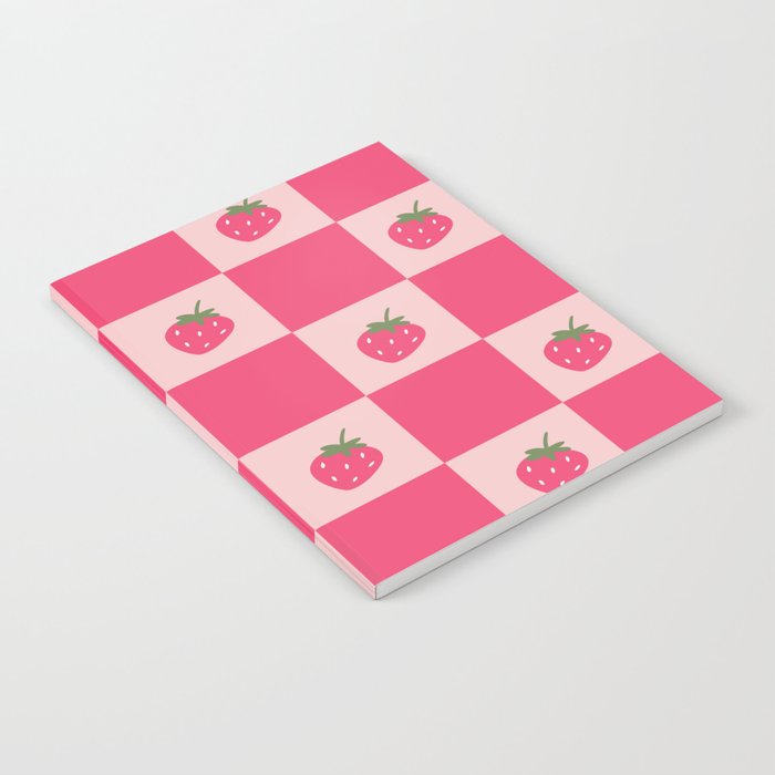 Cute strawberry pattern Notebook