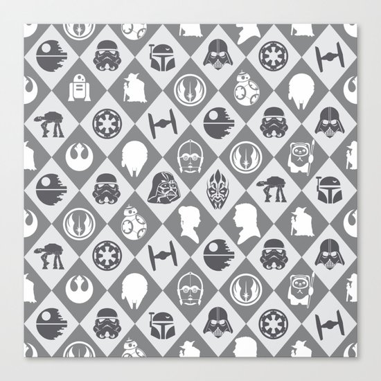 May the force be with u Canvas Print