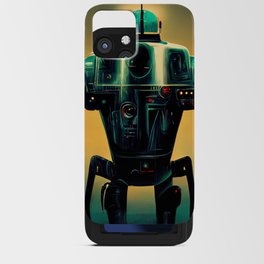 Retro-Futurist Robot iPhone Card Case