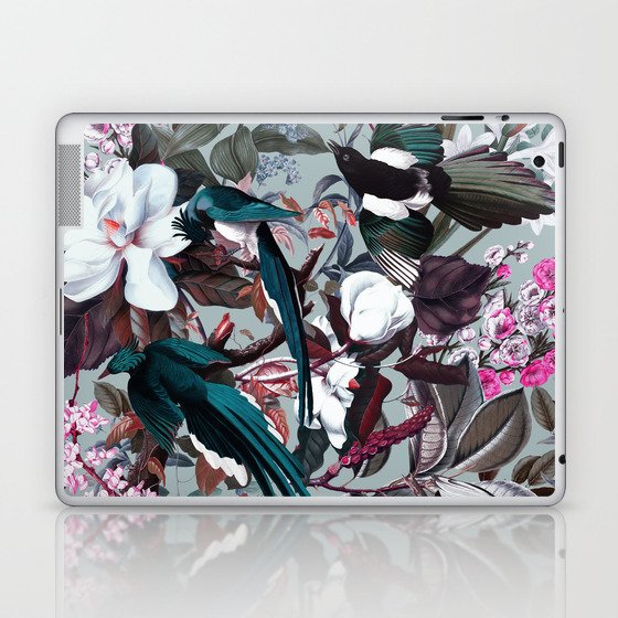 Floral and Birds XXIV Laptop & iPad Skin