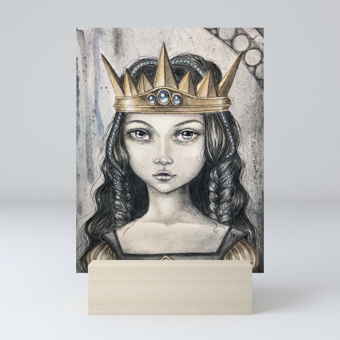 The Melancholy Queen Mini Art Print